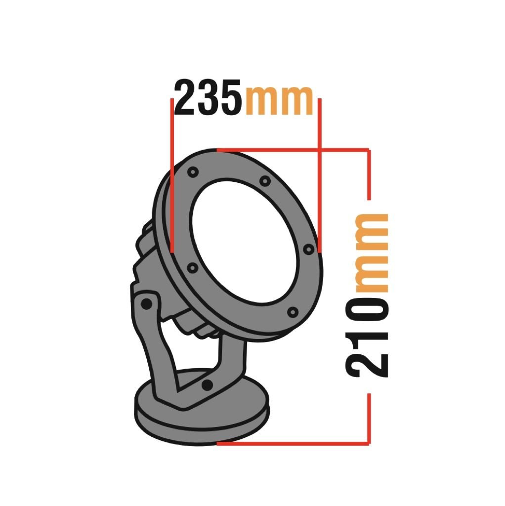 36W Ağaç Bahçe Armatürü AS9007
