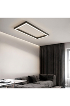 Dikdörtgen Linear Aydınlatma Modern LED Sıva Üstü Armatür
