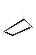 Dikdörtgen Linear Aydınlatma Modern LED Sarkıt Armatür