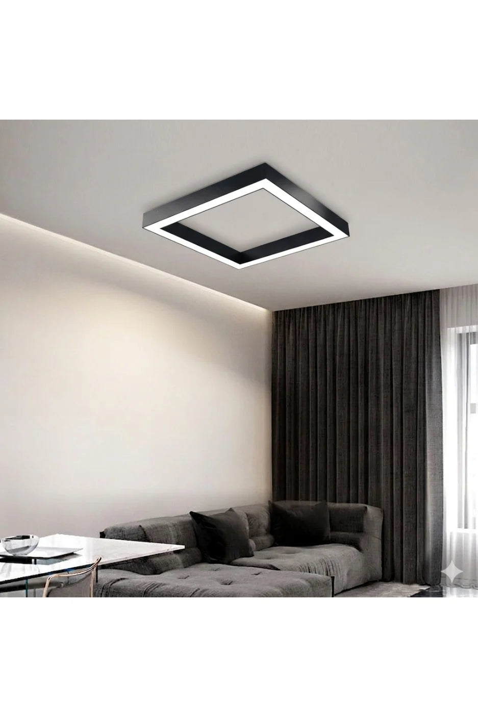Kare Linear Aydınlatma Modern LED Sarkıt Armatür