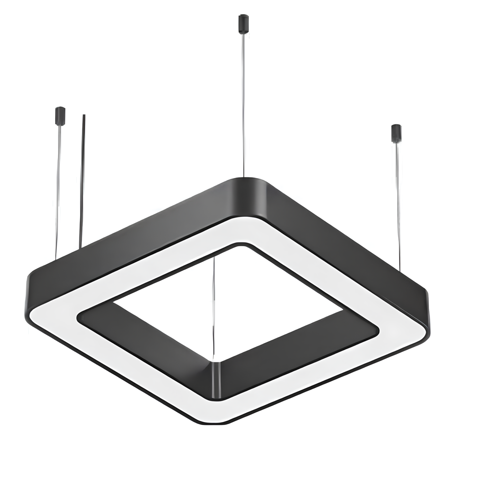Oval Kare Simit Linear Aydınlatma Modern LED Sıva Üstü Armatür