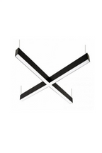 X Harfi Modeli Linear Aydınlatma Modern LED Sarkıt Armatür